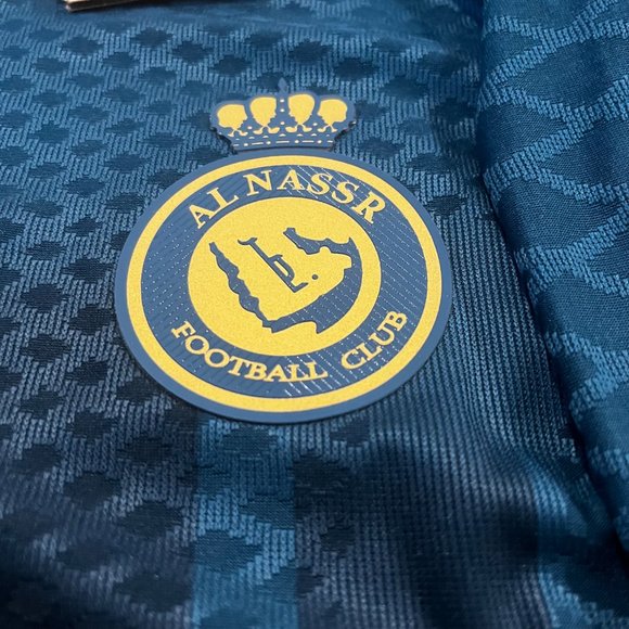 AL NASSR KAFD Sadio Mane' #10 23/24 Navy Away Alt Soccer Jersey Mens Large - Picture 4 of 9